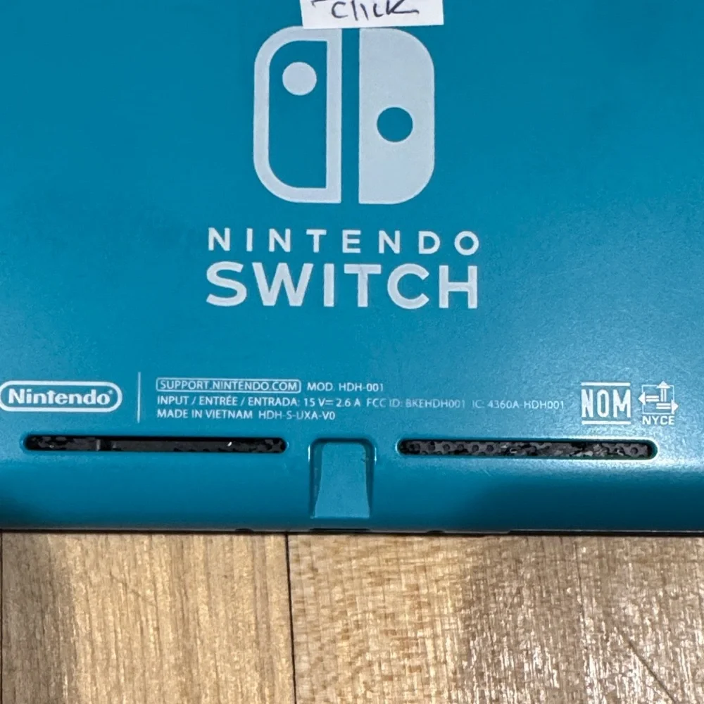 Nintendo Handheld Console - Teal as is